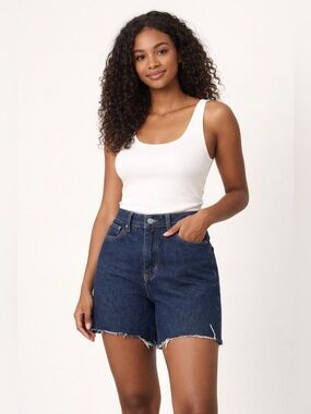 Abercrombie & Fitch | A&F Curve Love Mid-Rise Jort - Size 27